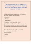 SLP PRAXIS FORM 1 EXAM NEWEST 2025  COMPLETE 120 QUESTIONS AND CORRECT  DETAILED ANSWERS &lpar;VERIFIED ANSWERS&rpar;  &vert;ALREADY GRADED A&plus;
