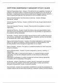CERTIFIED EMERGENCY MANAGER STUDY GUIDE