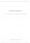 MAT225 Module 5-2 &ndash; Module Five Problem Set&colon;NEW VERSION 2025 snhu