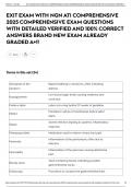 EXIT EXAM WITH NGN ATI COMPREHENSIVE 2025 COMPREHENSIVE EXAM QUESTIONS WITH DETAILED VERIFIED AND 100&percnt; CORRECT ANSWERS BRAND NEW EXAM ALREADY GRADED A&plus;&excl;&excl;