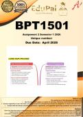 BPT1501 Assignment 2 &lpar;COMPLETE ANSWERS&rpar; Semester 1 2026 - DUE 29 March 2026
