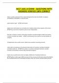 ACCT 3101 L4 EXAM - QUESTIONS WITH ANSWERS VERIFIED 100&percnt; CORRECT