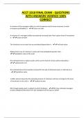 ACCT 3310 FINAL EXAM - QUESTIONS WITH ANSWERS VERIFIED 100&percnt; CORRECT