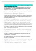 NY LIFE ACCIDENT HEALTH STUDY GUIDE 2025 QUESTIONS WITH ANSWERS RATED A&plus;