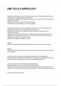 EMT UCLA CARDIOLOGY &lpar;2025&sol;2026 NEWEST UPDATE&rpar; COMPLETE QUESTIONS AND VERIFIED ANSWERS ALREADY GRADED A&plus;&excl;&excl;