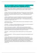 NYS LIFE ACCIDENT HEALTH INSURANCE COMPREHENSIVE EXAM 2025