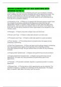 RAD400 EXAMINATION SET 2025 QUESTIONS WITH ANSWERS RATED A&plus;