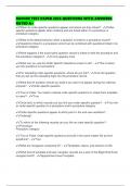 RAD400 TEST PAPER 2025 QUESTIONS WITH ANSWERS RATED A&plus;