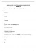 G2 EXAM PREP UPDATED QUESTIONS AND VERIFIED ANSWERS