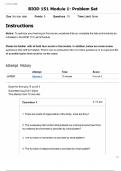 BIOD 151 Module 1&colon; Problem Set