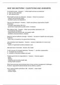 HINF 265 MIDTERM 1 QUESTIONS AND ANSWERS