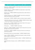 PNB 2250 Exam 4 questions and answers