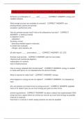 PNB 2250 Exam 2 questions and answers