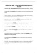 EDMM 1500 EXAM 3 UPDATED QUESTIONS AND VERIFIED ANSWERS