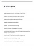 HCA201a Quiz-5 Questions and Answers