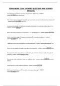 SEAMANSHIP EXAM UPDATED QUESTIONS AND VERIFIED ANSWERS