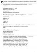 NR 565 FINAL EXAM &lpar;CHAMBERLAIN&rpar; NEWEST 2025 ADVANCED PHARMACOLOGY EXAM EXAM QUESTIONS AND CORRECT DETAILED ANSWERS &lpar;VERIFIED ANSWERS&rpar; ALREADY GRADED A&plus;&vert;&vert;BRAND NEW