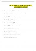 Bio124 exam QUESTIONS AND ANSWERS VERIFIED 100&percnt; CORRECT