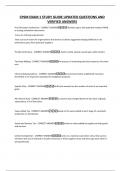 CPSM EXAM 1 STUDY GUIDE UPDATED QUESTIONS AND VERIFIED ANSWERS