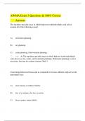 AWMA Exam 3 Questions & 100&percnt; Correct Answers