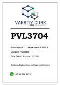 PVL3704 Assignment 1 (ANSWERS) Semester 2 2023 - DISTINCTION GUARANTEED 