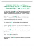 POLS 102 SDSU Mercurio Midterm 1 COMPLETE QUESTIONS AND ANSWERS 100&percnt; CORRECT &vert; NEW UPDATE 2025
