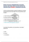NR 601 Final Exam 2025&sol;2026 Week 8 Complete  Question and Answer 100&percnt; Accurate Summer-Fall  Semesters Exam GRADED A Chamberlain university