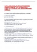 CAFCA Exam 2025 Certified Study Resources with Verified Answers