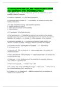 STATISTICS PORTAGE CNSL 503 COMPREHENSIVE EXAM 2025 QUESTIONS WITH ANSWERS RATED A&plus;