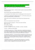 STATISTICS PORTAGE CNSL 503 CORE EXAM MANUAL 2025 QUESTIONS WITH ANSWERS RATED A&plus;