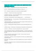 TEXAS EXT TYPE B TFM02 EXAM 2025 QUESTIONS WITH ANSWERS RATED A&plus;