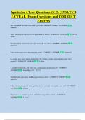 S12 Bundled Exam Questions WITH  CORRECT Answers