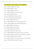 FAA Drone questions and answers