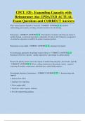 CPCU 520 - Expanding Capacity with  Reinsurance &lpar;6a&rpar; UPDATED ACTUAL   Exam Questions and CORRECT Answers 