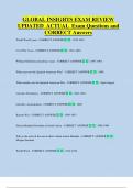Insight  Bundled Exam Questions WITH  CORRECT Answers