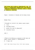 TEST BANK FOR Clinical Immunology and Serology&colon; A Laboratory Perspective Fourth Edition by Christine Dorresteyn Stevens &comma; Linda E&period; Miller  ISBN&colon;978-0803644663 ALL CHAPTERS COVERED COMPLETE GUIDE 100&percnt; VERIFIED A&plus; GRADE ASSURED&excl;&excl;&excl;&excl;&excl;&excl; GUARANTEED SUCCESS&excl;&excl;&excl;&excl;&excl;