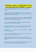 AD Banker Chapter 1 UPDATED ACTUAL    Exam Questions and CORRECT Answers