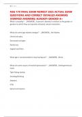 NSG 170 FINAL EXAM NEWEST 2025 ACTUAL EXAM QUESTIONS AND CORRECT DETAILED ANSWERS &lpar;VERIFIED ANSWERS&rpar; ALREADY GRADED A&plus;