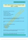 CPCU 500 Chapter 4 Exam Study Guide 100&percnt; Verified