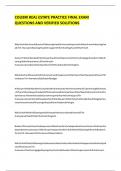 Colibri Real Estate Practice Final Exam