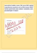 ammunition handlers ammo 108 course 2025 update&vert;  comprehensive questions and verified answers MOST  TESTED QUESTIONS AND CORRECT ANSWERS &vert;100&percnt;  ACCURATE&vert;GET IT RIGHT&excl;
