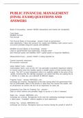 Career and Financial Management Final Exam Review