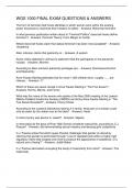 WGS 1000 FINAL EXAM QUESTIONS & ANSWERS
