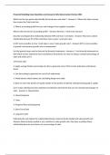 Financial Modeling Exam Questions and Answers Fully Solved Latest Version 2025