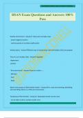 HSAN Exam Questions and Answers 100&percnt; Pass