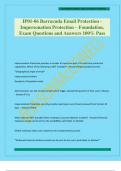 IP01-06 Barracuda Email Protection - Impersonation Protection &ndash; Foundation&period; Exam Questions and Answers 100&percnt; Pass