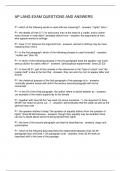 AP LANG EXAM QUESTIONS AND ANSWERS