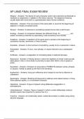 AP LANG FINAL EXAM REVIEW