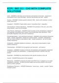 ECPI- BIO 111 EXAMS PACKAGE DEAL&vert;&vert;  100&percnt; CORRECT&excl;&excl;