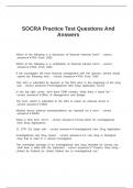SOCRA Practice Test Questions And Answers